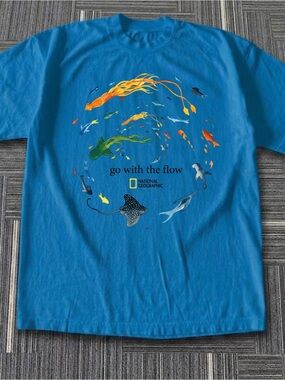 Gildan National Geographic Ocean Graphic tee